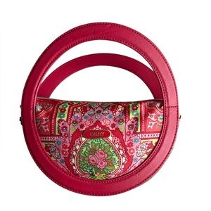 Oilily Oilily Folding City Carry All Raspberry, Raspberry (Red) Nylon Bag